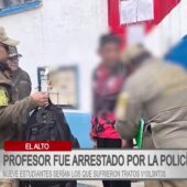Arrestan a maestro en El Alto acusado de abusar de estudiantes con “retos de abrazos y besos”