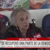 Amparo Carvajal destaca recuperación parcial de la democracia tras entrega de sede de la APDHB