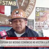 Ejecutivo de la FSTMB advierte sobre posibles medidas económicas que afectarían a la población