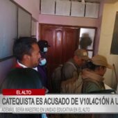 Catequista es aprehendido en El Alto tras denuncia por vejación a adolescente