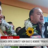 SUMATE y ADN formalizan alianza electoral en El Alto bajo el nombre “Primero El Alto”