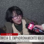 Inicia el empadronamiento masivo para las elecciones subnacionales
